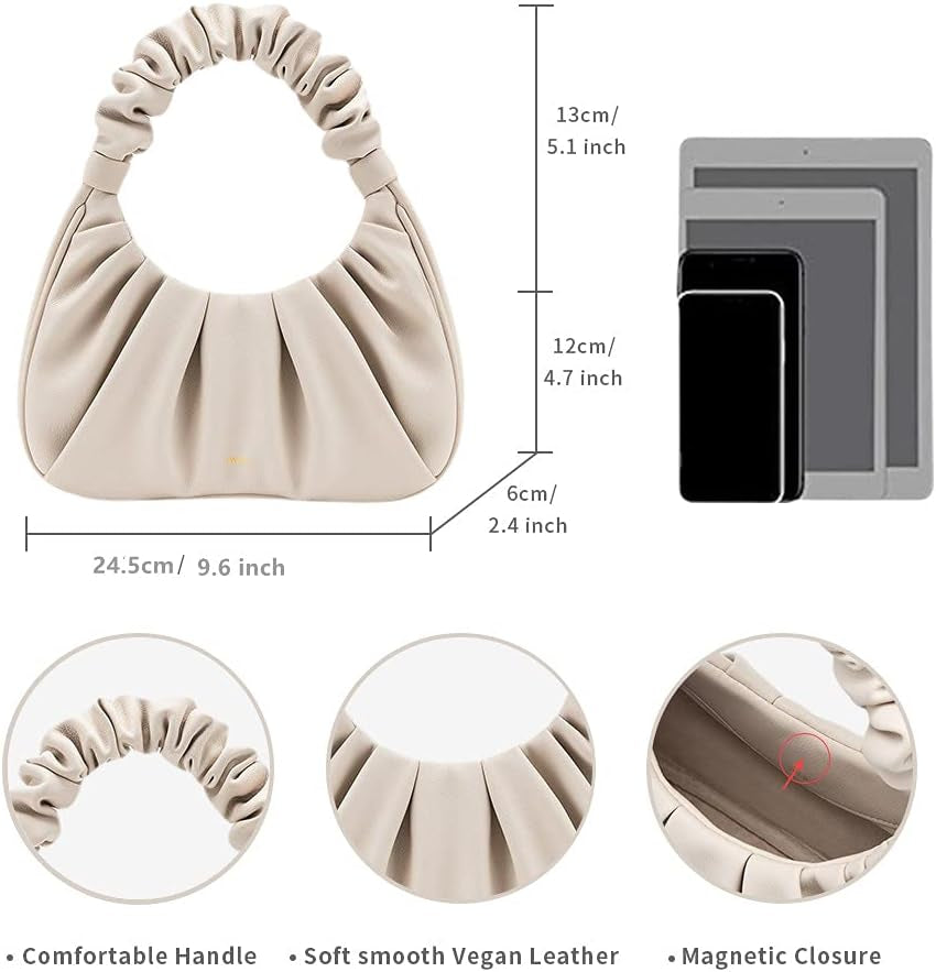 Women's Gabbi Ruched Hobo Handbag